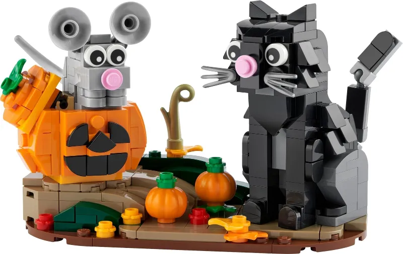 Halloween Cat & Mouse
