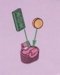 Advent Calendar 2013, Friends (Day 11) - Basket with Money