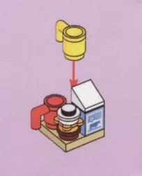 Advent Calendar 2013, Friends (Day  8) - Cups, Milk and Cookies