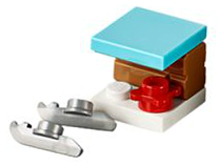 Advent Calendar 2015, Friends (Day  2) - Bench and Ice Skates