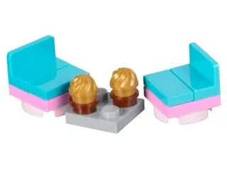Advent Calendar 2016, Friends (Day 13) - Chairs, Table and Cupcakes