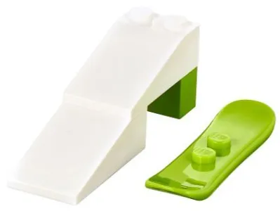 Advent Calendar 2017, Friends (Day  6) - Snowy Slope with Snowboard