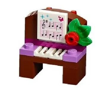 Advent Calendar 2018, Friends (Day 14) - Piano with Music Sheet with Notes Tree Ornament