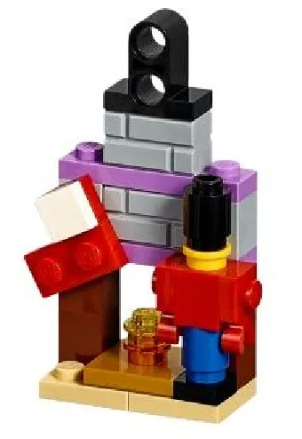 Advent Calendar 2018, Friends (Day  4) - Fireplace with Nutcracker Tree Ornament