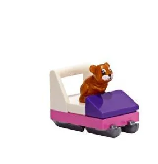 Advent Calendar 2019, Friends (Day  4) - Hamster Sled Tree Ornament