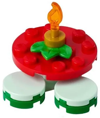 Advent Calendar 2023, Friends (Day 16) - Table with Stools, Holly and Candle