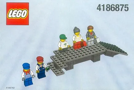 9V Platform and Mini-figures