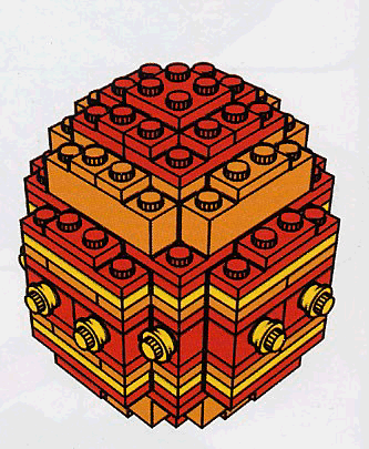 LEGO Stores Easter Opening Egg for 2004 - Orange