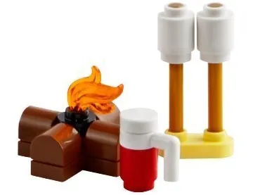 Advent Calendar 2024, Friends (Day  5) - Campfire, Cocoa, and Marshmallows