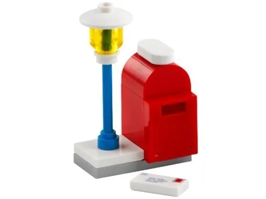 Advent Calendar 2024, Friends (Day  8) - Lamp and Mailbox