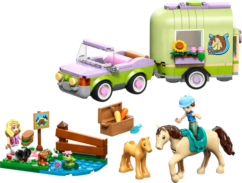 Horse & Baby Foal Trailer