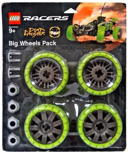 Big Wheels Pack, Dirt Crusher (Lime)