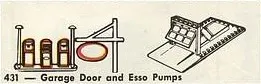 Garage Door and Esso Pumps