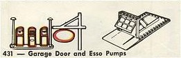Garage Door and Esso Pumps