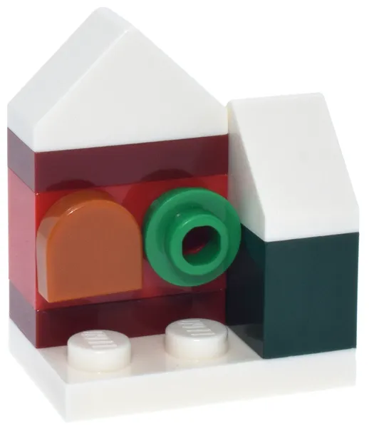 Advent Calendar 2025, Disney Frozen (Day 4) - Red and Dark Green Arendelle House