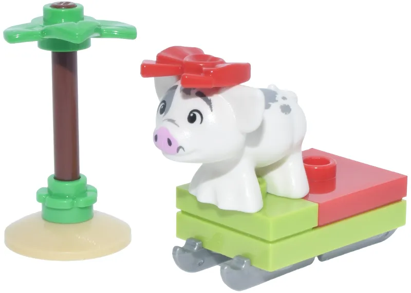 Advent Calendar 2026, Disney Princess (Day 11) - Pua, Sled and Palm Tree