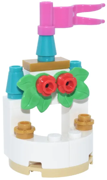 Advent Calendar 2026, Disney Princess (Day 24) - Stage Balcony with Garland and Flag