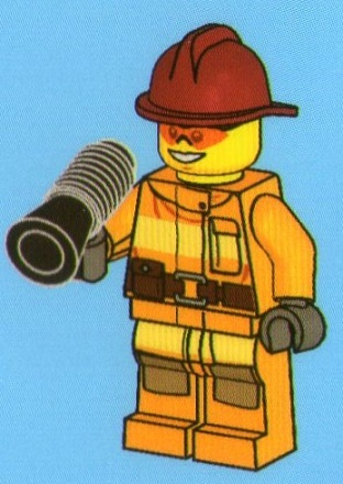 Advent Calendar 2012, City (Day  1) - Fireman with Loudhailer / Megaphone