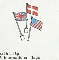 6 International Flags (The Building Toy)