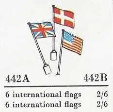 6 International Flags (The Building Toy)