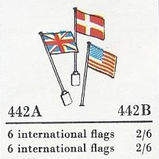 6 International Flags (The Building Toy)