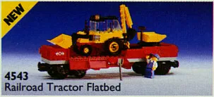 Railroad Tractor Flatbed