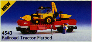 Railroad Tractor Flatbed