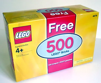 Free 500 LEGO Bricks