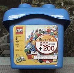 Extra Value Bucket 200 pieces + 200