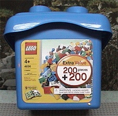 Extra Value Bucket 200 pieces + 200
