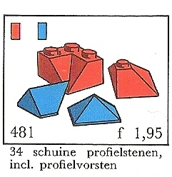 Slopes Regular, Double, Angle, Valley and Corner, Blue (System)