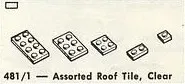 Assorted Roof Tile, Clear