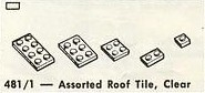 Assorted Roof Tile, Clear