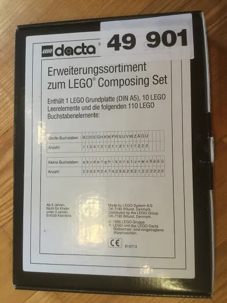 Erweiterungssortiment zum LEGO Composing Set (Extension Assortment for LEGO Composing Set 9550)