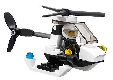 Police Helicopter polybag