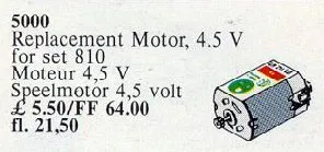 Replacement 4.5V Motor