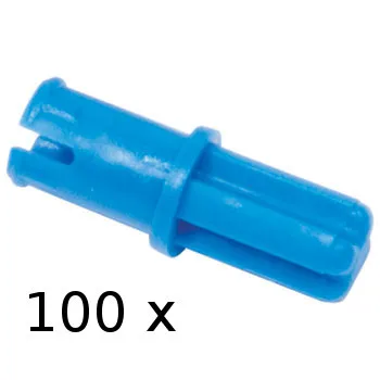 Connector Pegs with Friction Ridge and Cross Axle