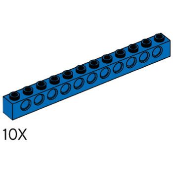 Simple and Motorized Mechanisms 1x12 Blue Beams Pack