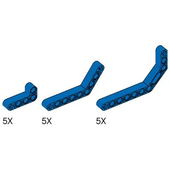 Simple and Motorized Mechanisms Blue Angle Beams Pack