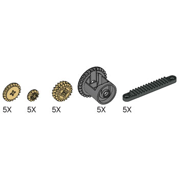 Simple and Motorized Mechanisms Misc Gear Assortment Pack
