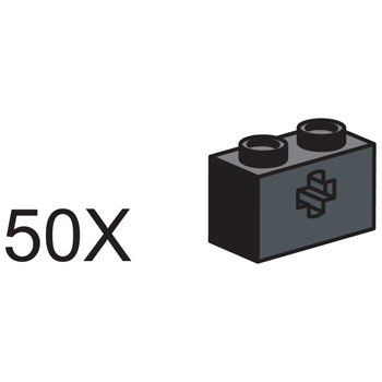 Bricks with Cross Hole