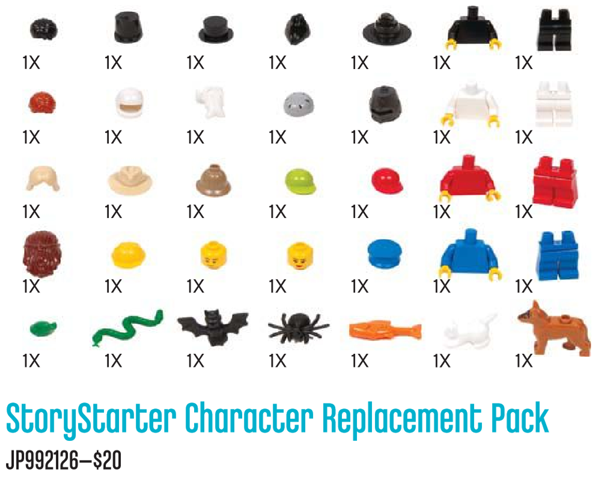 StoryStarter Character Replacement Pack (35 element version)