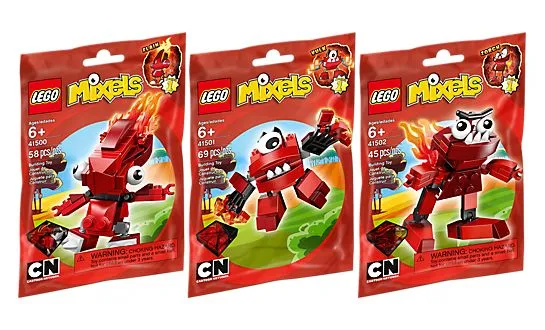 MIXELS Red Collection