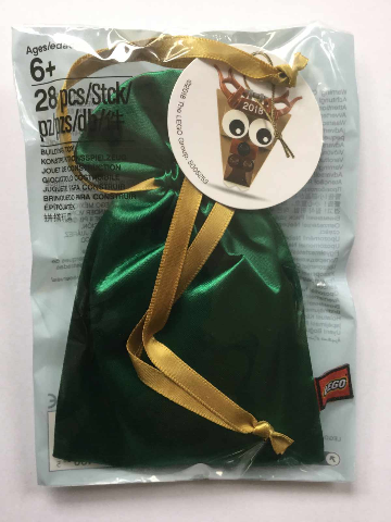 Christmas Tree Ornament (Bag with Reindeer) polybag