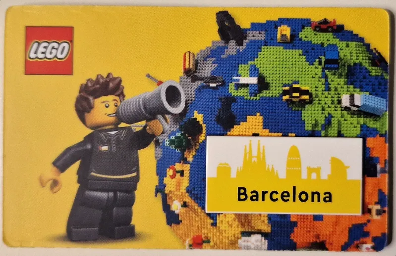 LEGO Barcelona Tile