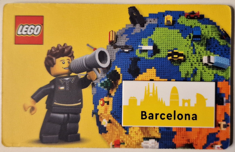 LEGO Barcelona Tile