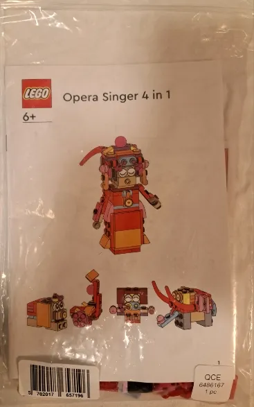 LEGO Brand Store Exclusive Build - Opera Singer 4 in 1