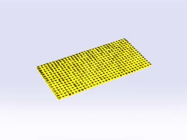 Building Plate 16 x 32, Yellow