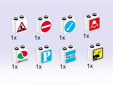 Signs for Use with Lighting Bricks 9V