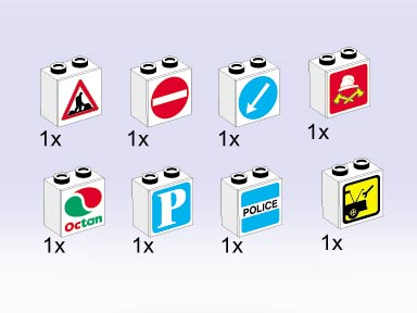 Signs for Use with Lighting Bricks 9V